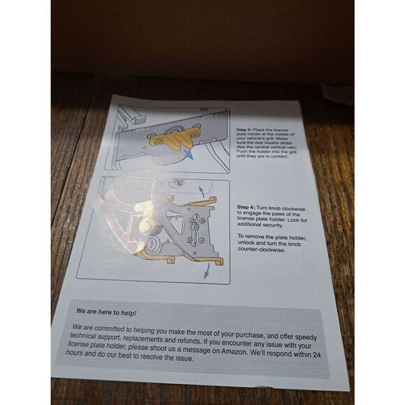 New Tesla Model 3 2017-23 No Drill Anti Theft Front License Plate Holder - Picture 6 of 6